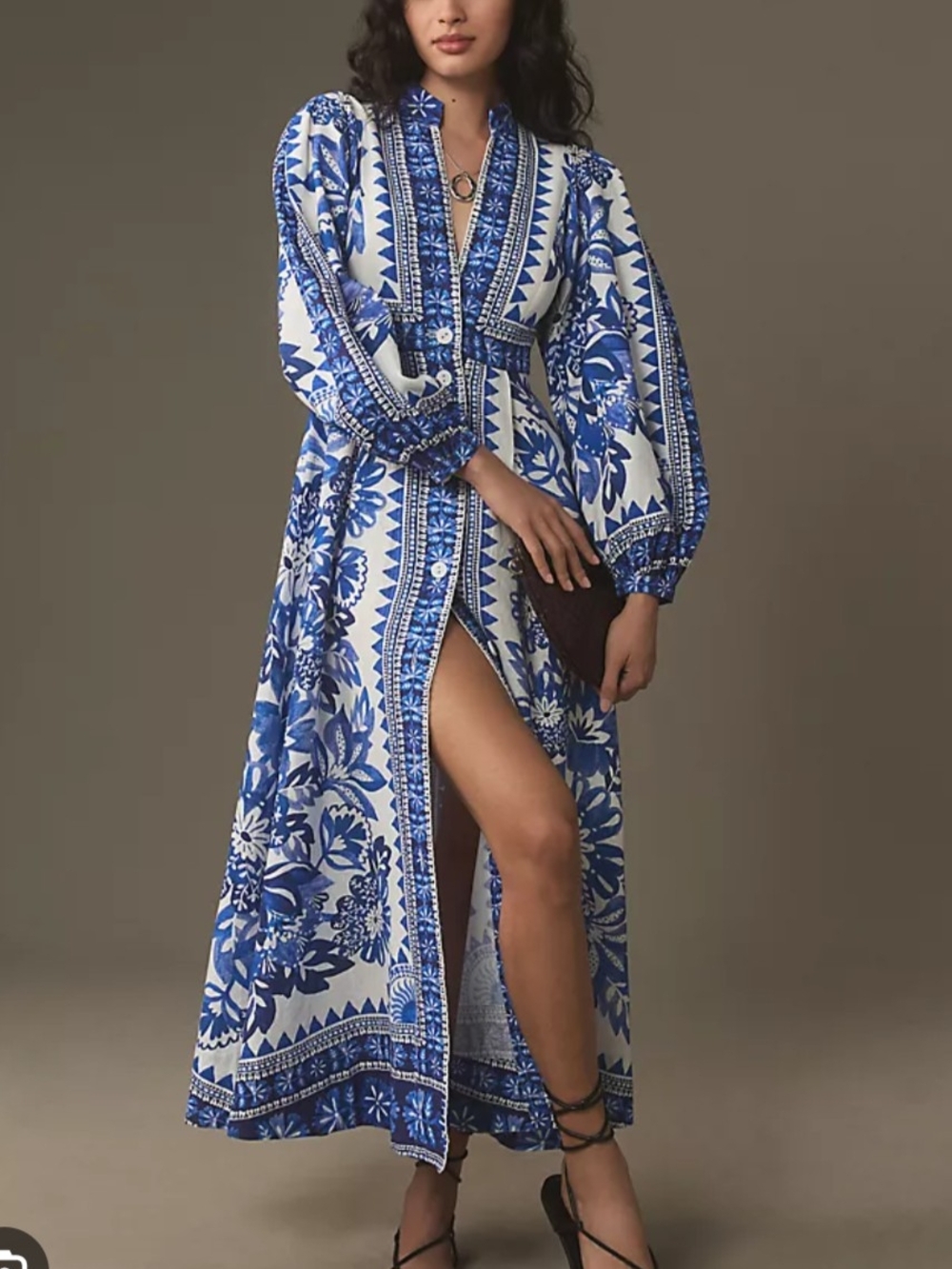 FARM Rio Floral Tapestry Maxi Dress